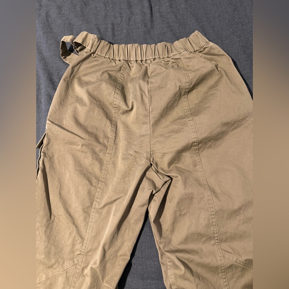 Khaki Cargo Pants for Women - Picture 4 of 6